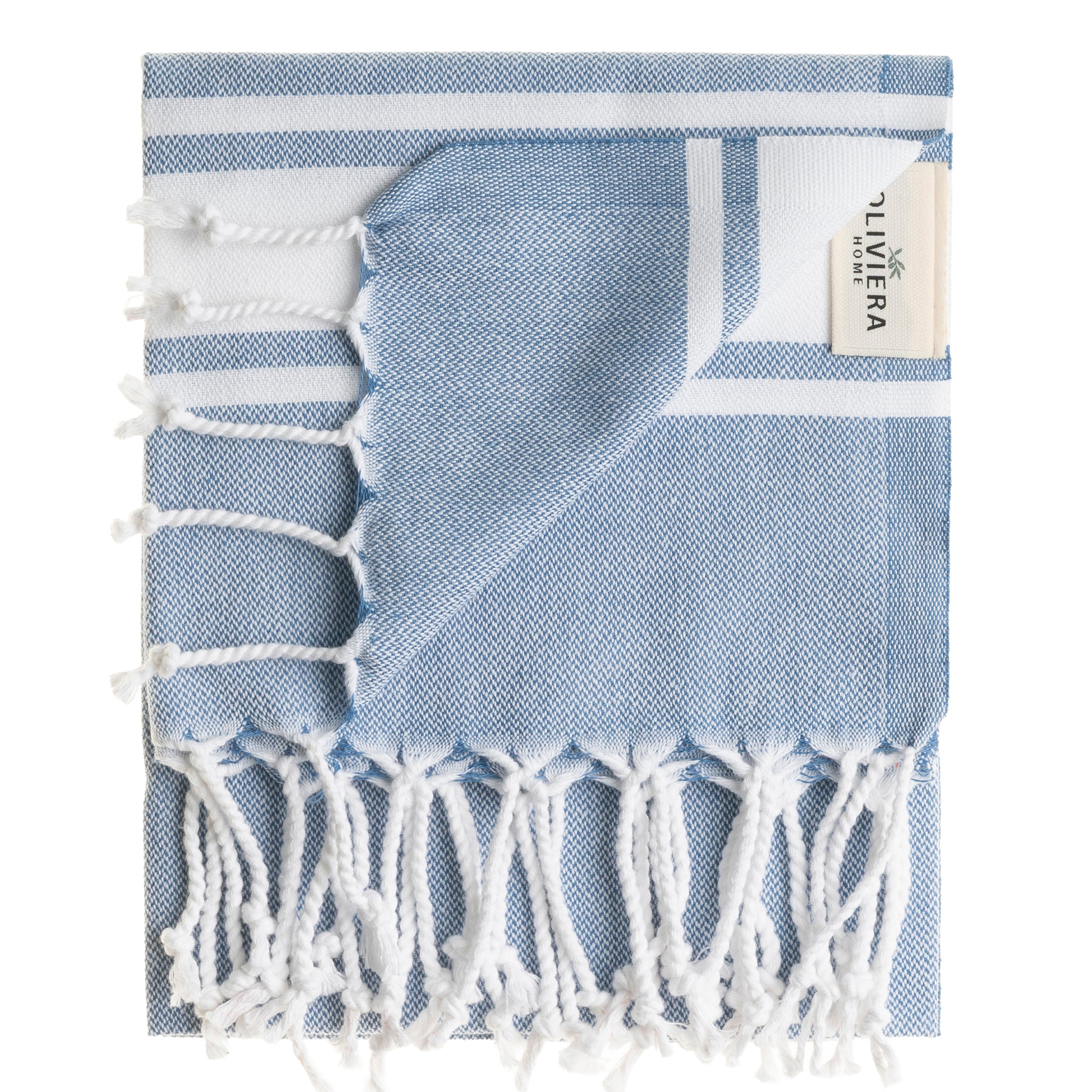 Mono Stripe Turkish Cotton Hand & Kitchen Towel Bundle