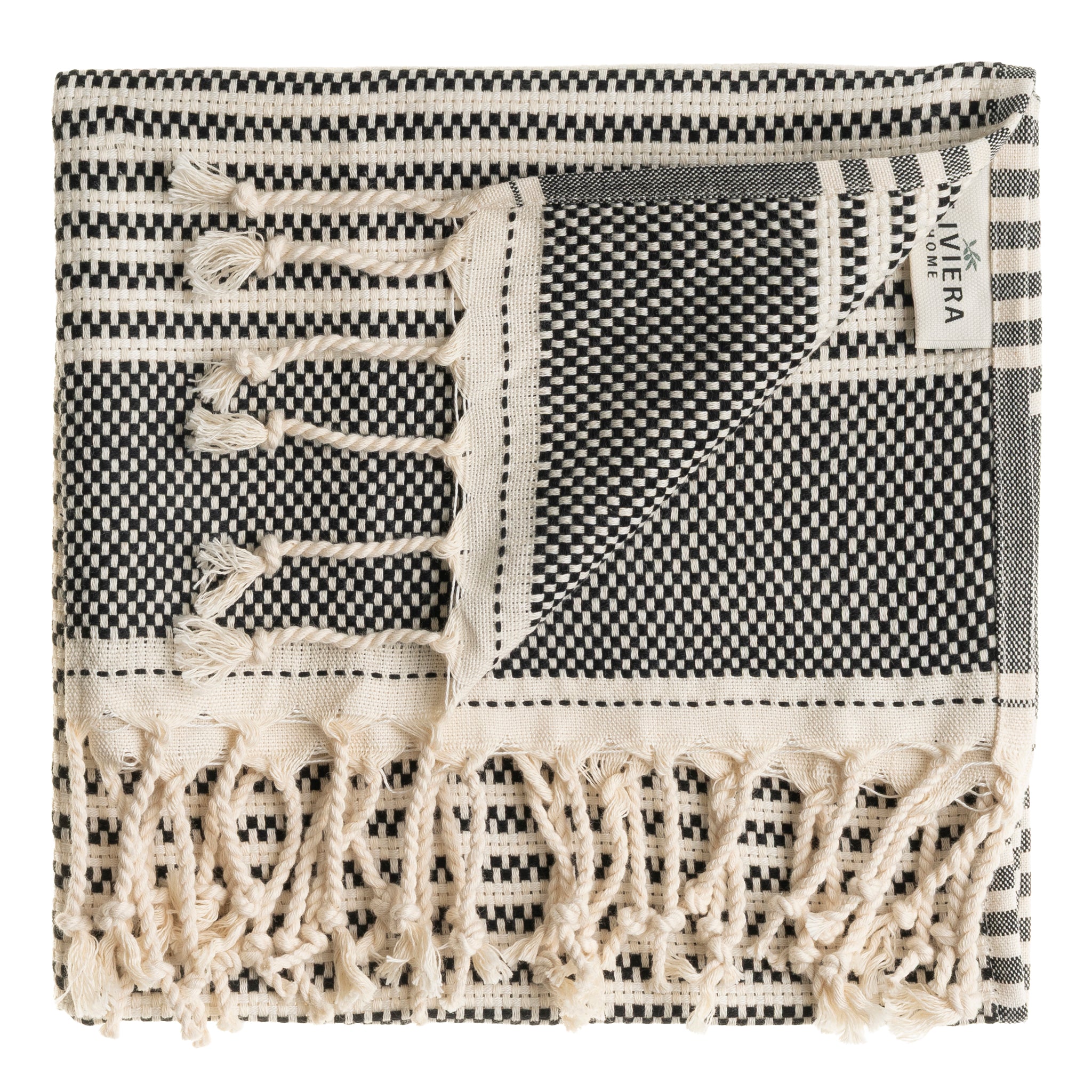 Zipper Turkish Cotton Hand & Kitchen Towel Bundle