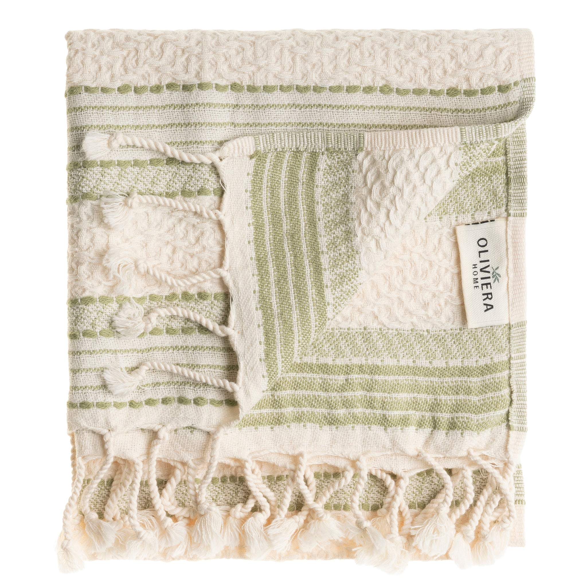 Sylvie Turkish Cotton Hand & Kitchen Towel Bundle
