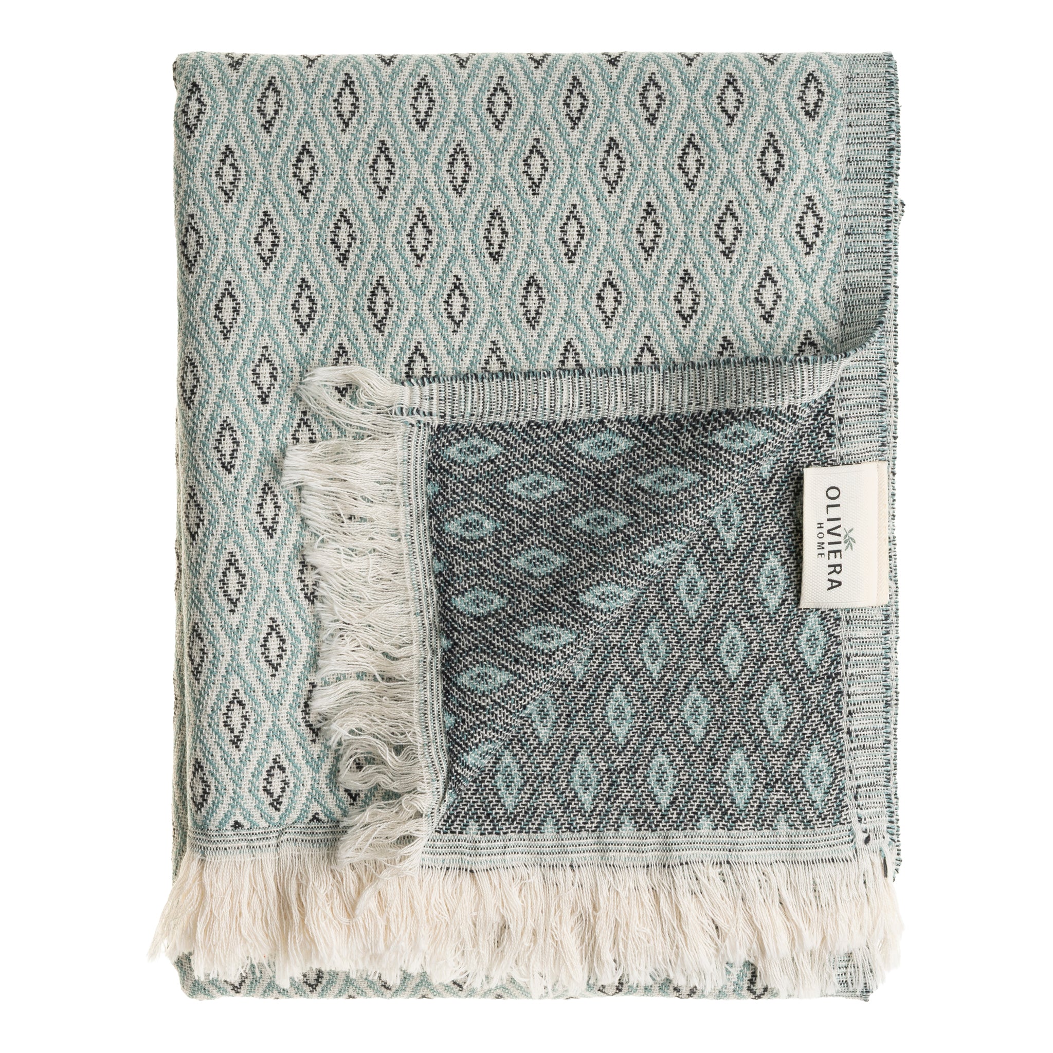 Diamond Loom Turkish Cotton Towel & Throw