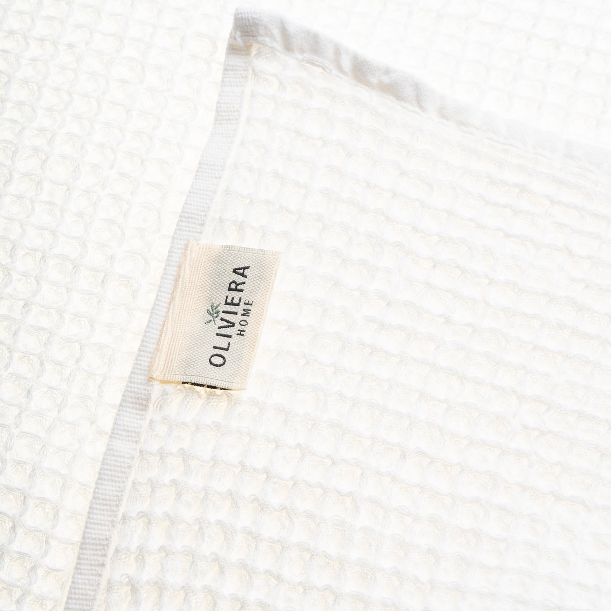 Waffle Turkish Cotton Hand Towel Set of 2