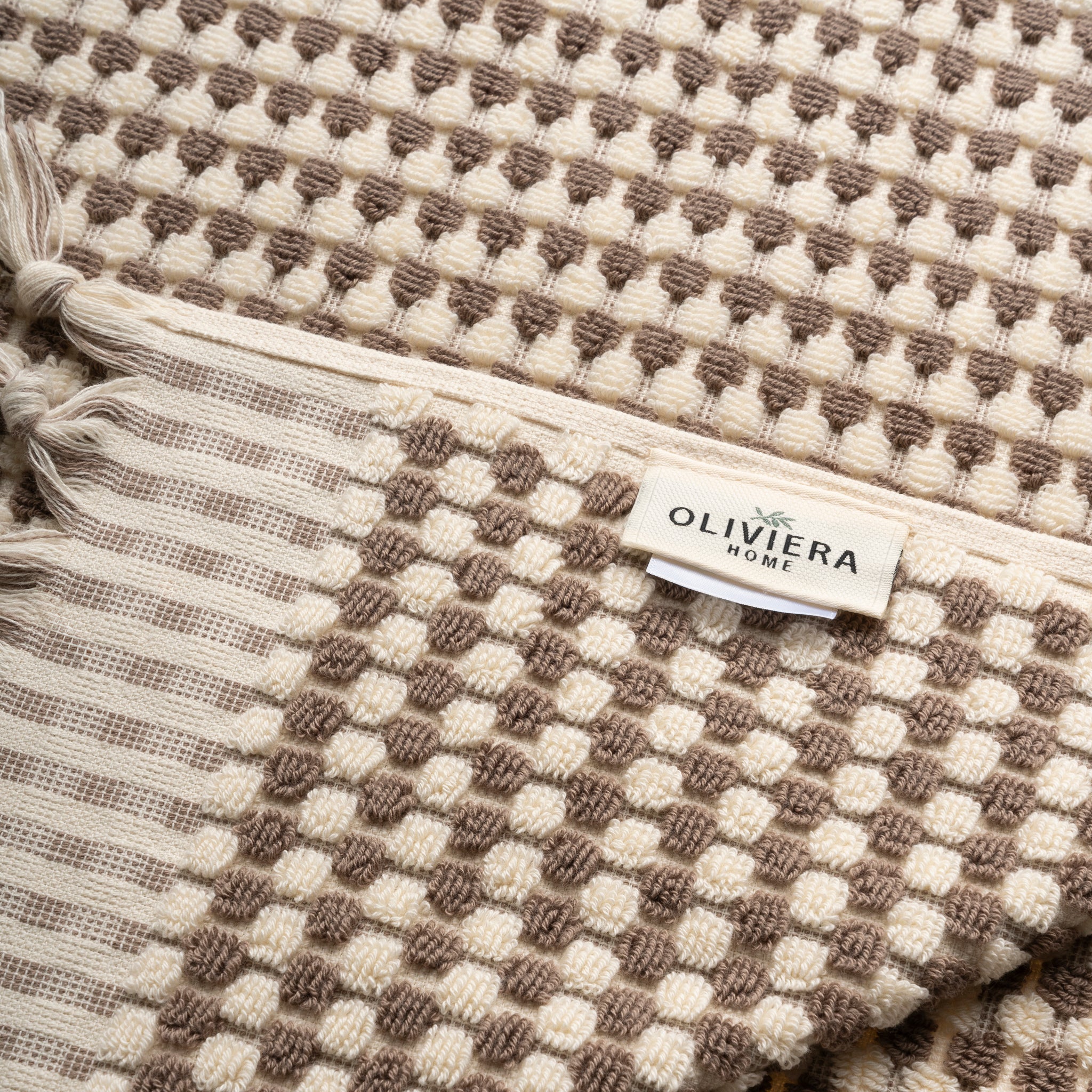 Dots Turkish Cotton Terry Towels