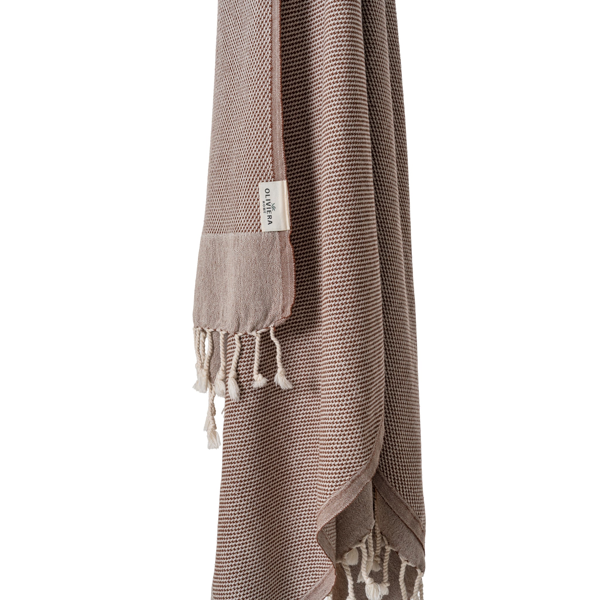 Whisper Weight Honeycomb Turkish Cotton Towel Throw