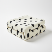 black dots towel