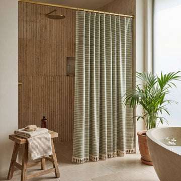 Cloud Soft Turkish Cotton Shower Curtain