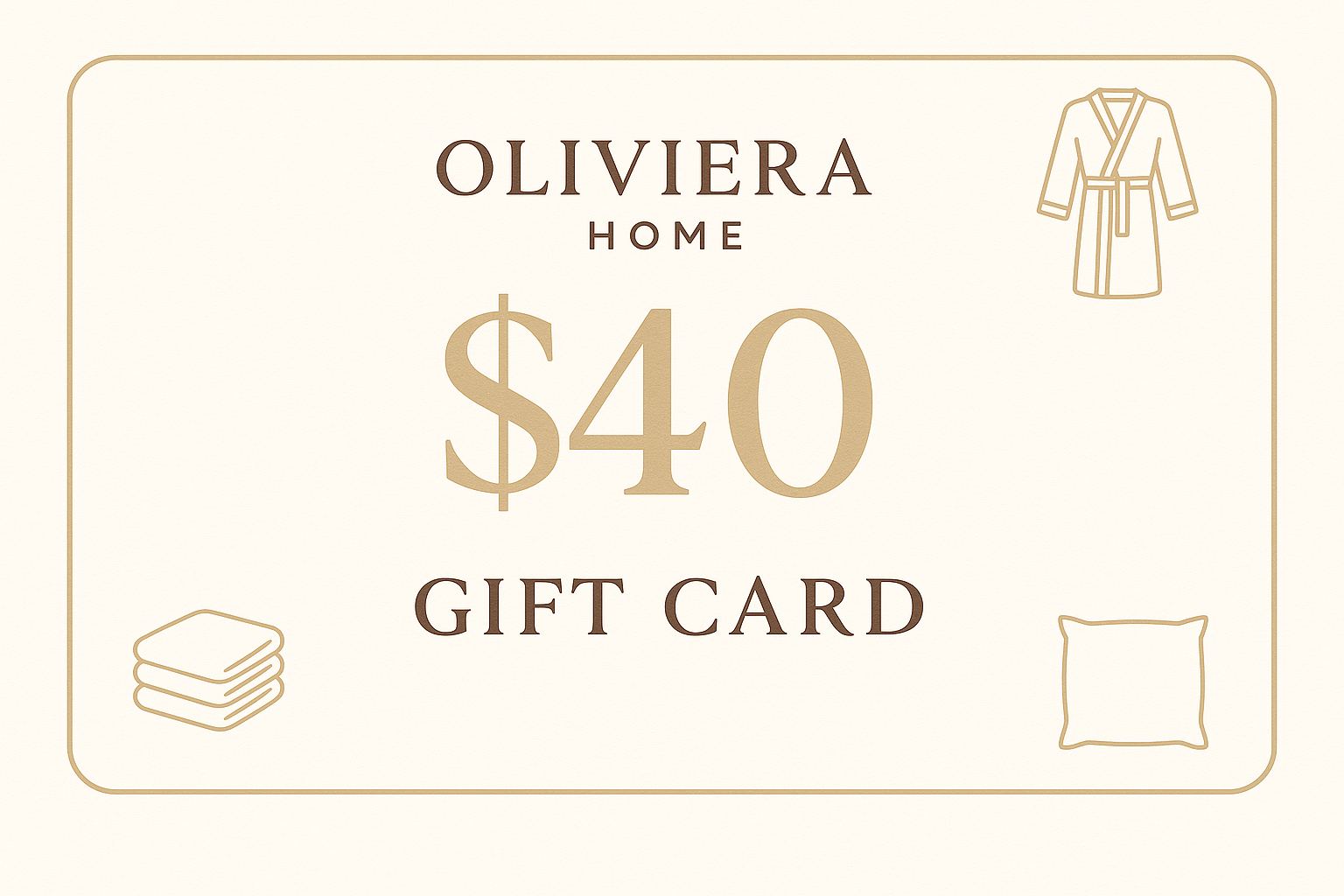 Oliviera Home Digital Gift Card