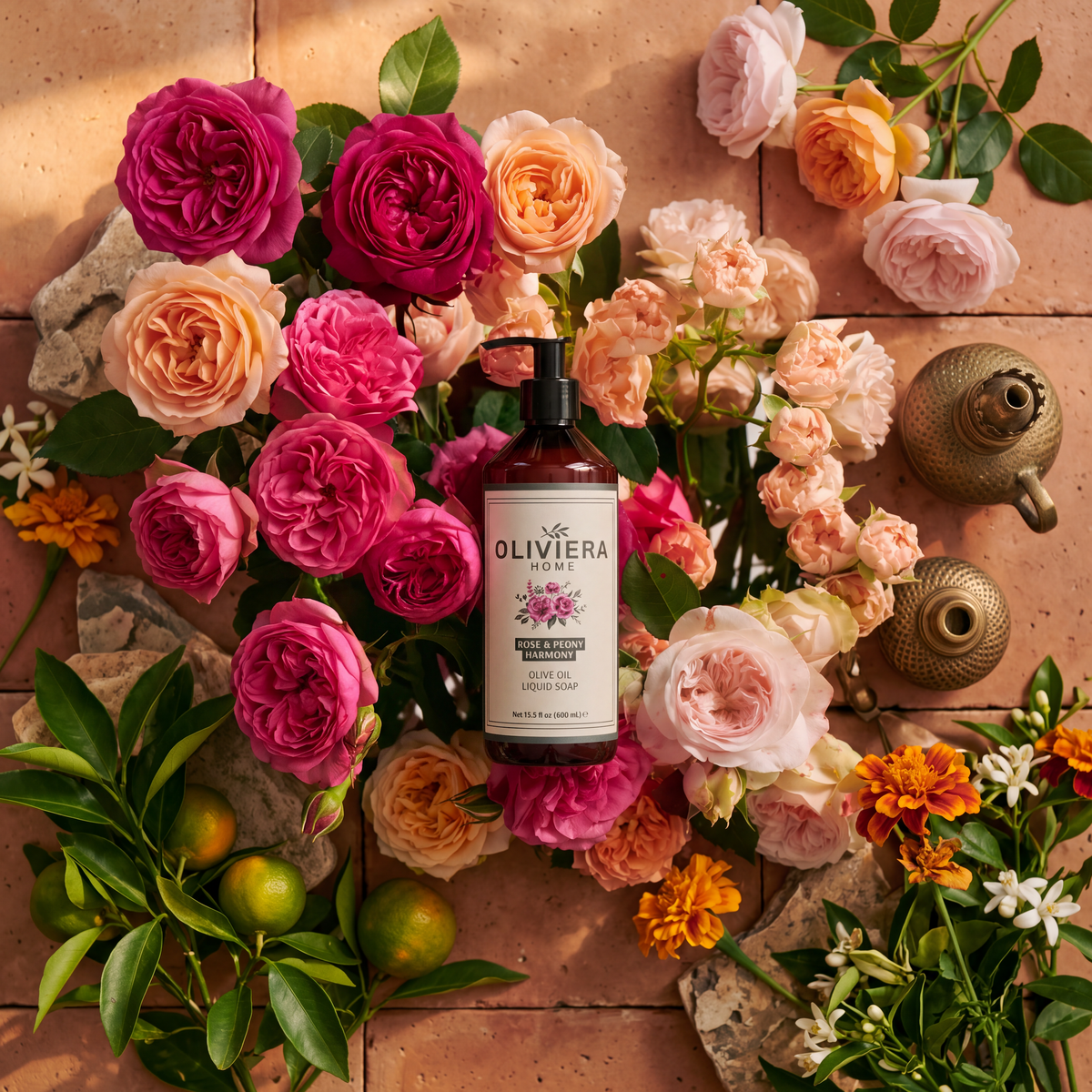 Rose & Peony Harmony Liquid Soap