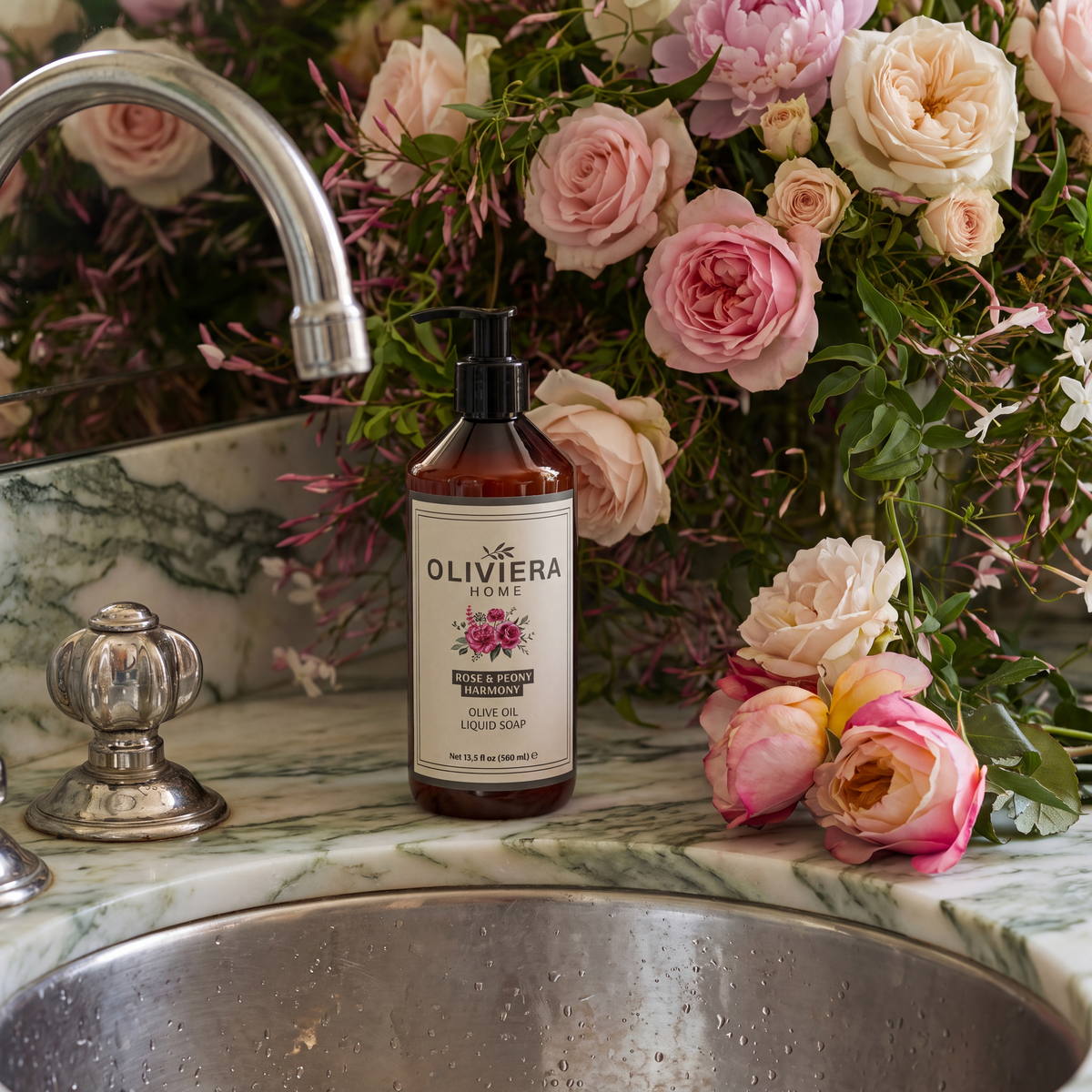 Rose & Peony Harmony Liquid Soap