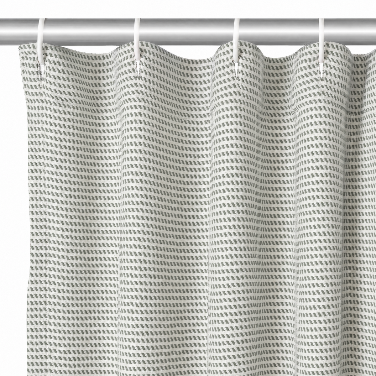 Pixel Turkish Cotton Shower Curtain