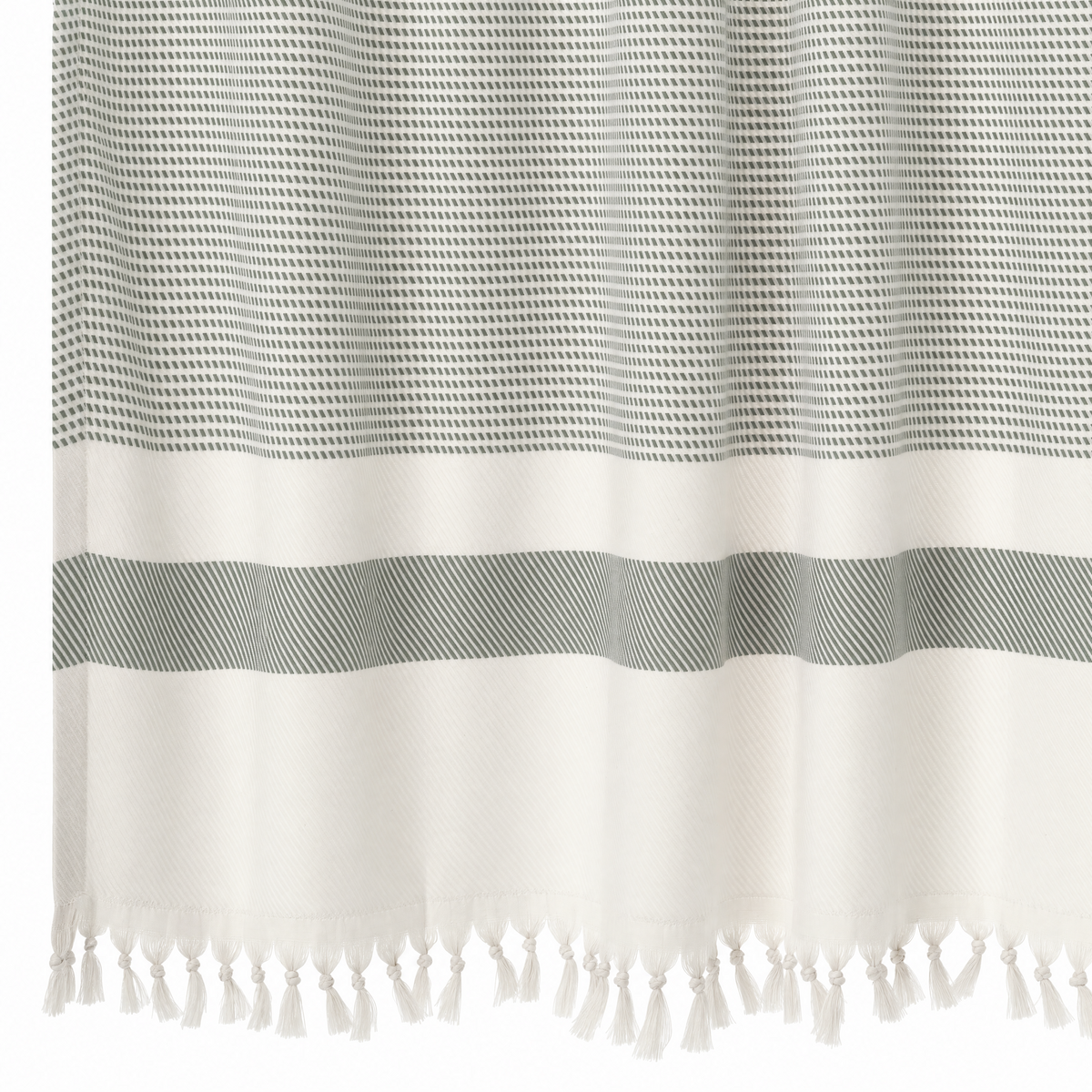 Pixel Turkish Cotton Shower Curtain
