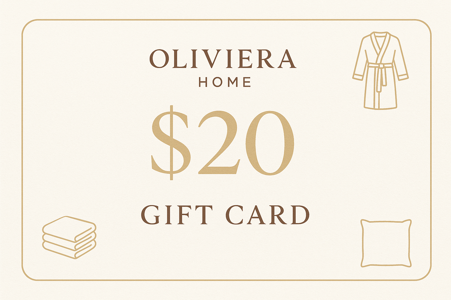 Oliviera Home Digital Gift Card